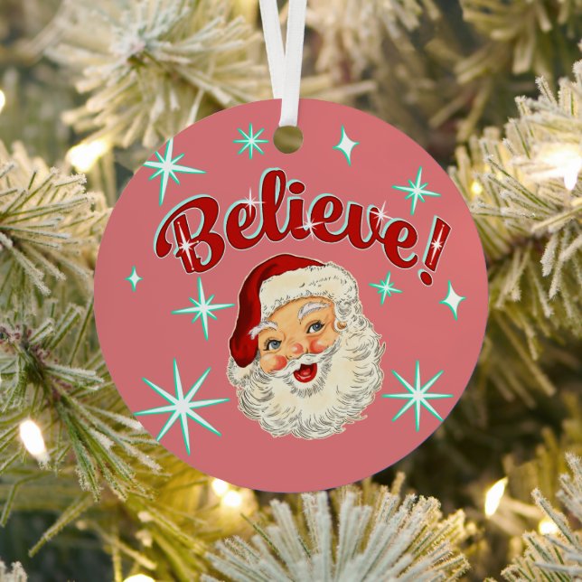 Santa Nr. 6  Ornament Aus Metall (InSitu)