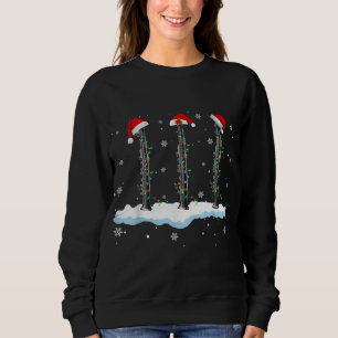 Santa Oboe Weihnachtslicht Funny Oboe Lover Gesche Sweatshirt