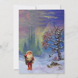 SANTA OF THE GNOMES, WINTER FERIENURLAUB CHRISTMAS EINLADUNG