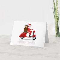 Santa on Scooter
