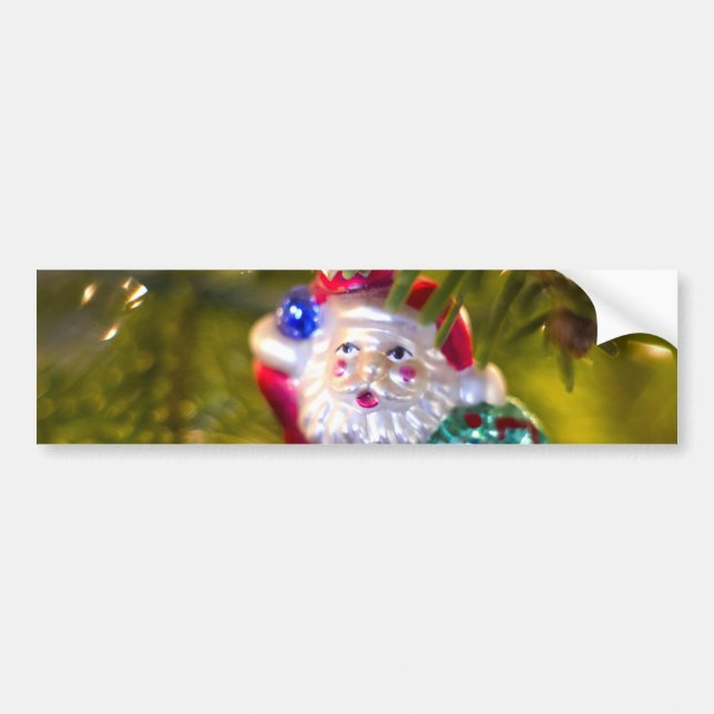 Santa Ornament Autoaufkleber (Vorne)
