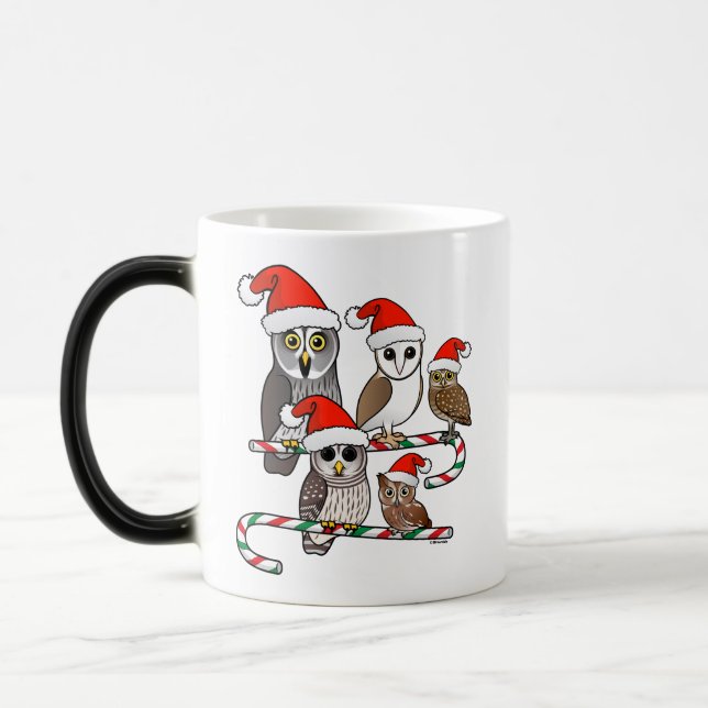 Santa Owls Verwandlungstasse (Links)