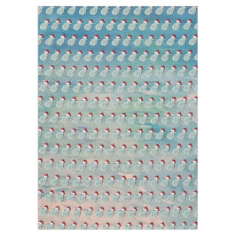 Santa Oysters shells Holiday coastal seashell  Tischdecke
