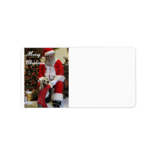 Santa Paare Adressaufkleber