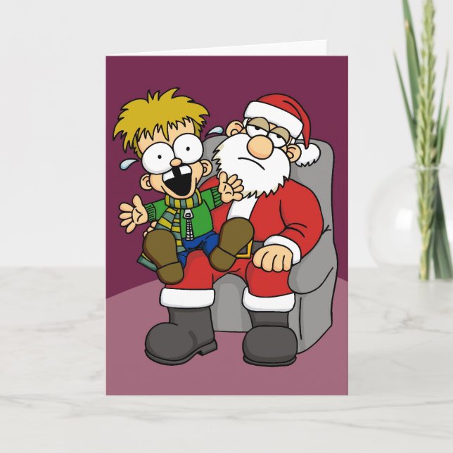 Santa Pain Feiertagskarte (Vorderseite)