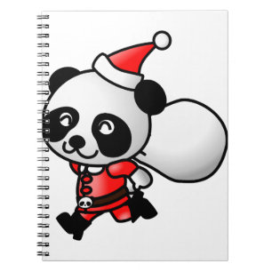 Santa Panda Notizblock
