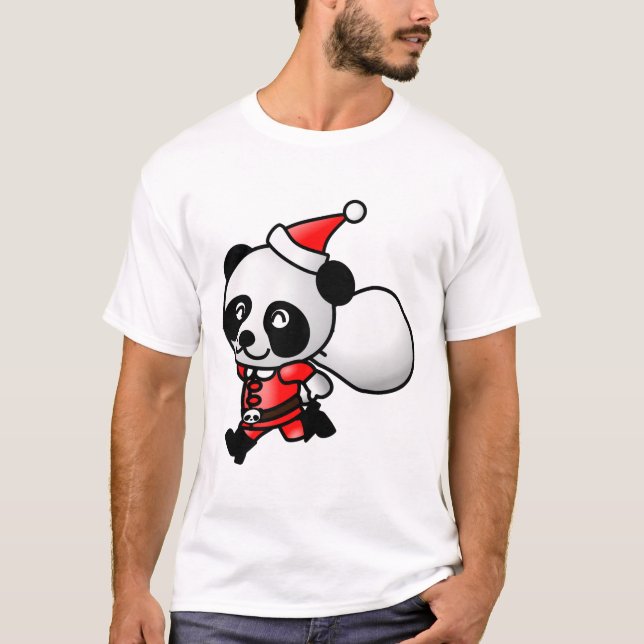 Santa Panda T-Shirt (Vorderseite)