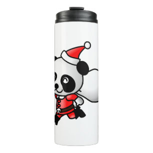 Santa Panda Thermosbecher