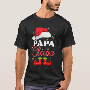 Santa Papa Claus Family Pajamas T-Shirt