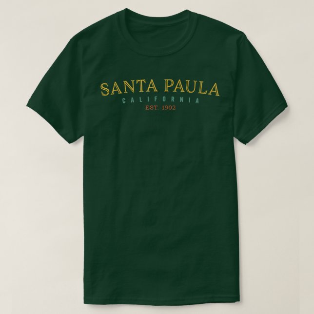Santa Paula California CA USA Hometown Pride Premi T-Shirt (Design vorne)