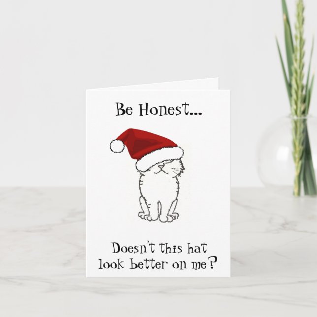 Santa Paws Card Feiertagskarte (Vorderseite)