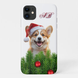 Santa Paws Corgi Holiday iPhone Design Case-Mate iPhone Hülle