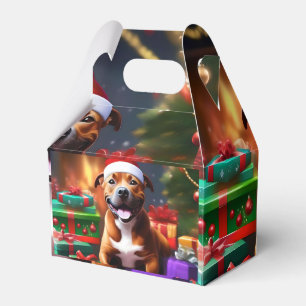 "Santa Paws: Eine Feierliche Überraschung für die Geschenkschachtel