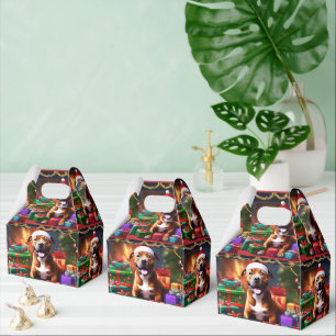 "Santa Paws: Eine Feierliche Überraschung für die  Geschenkschachtel