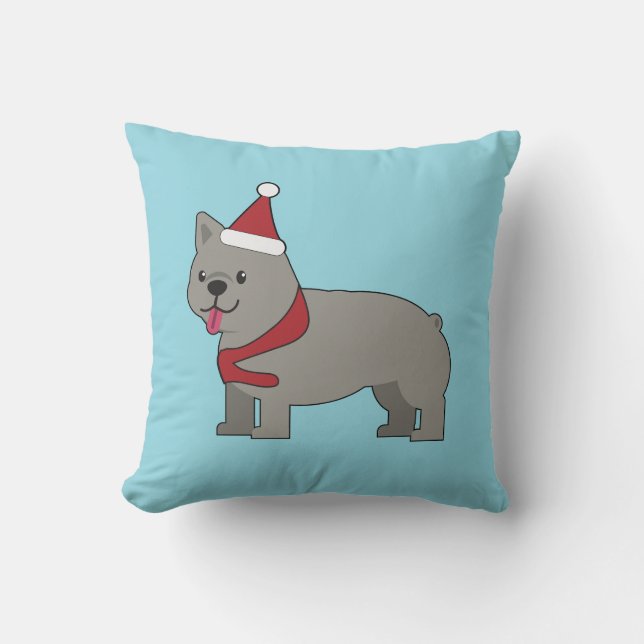 Santa Paws Holiday Kissen (Vorderseite)