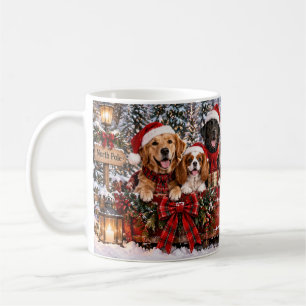 Santa Paws Weihnachts-Hund-Tasse Kaffeetasse
