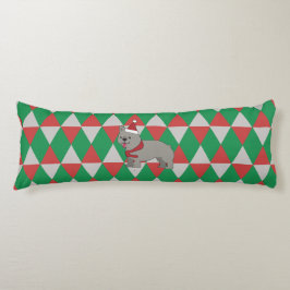Santa PawsHoliday Diamonds Dog Seitenschläferkissen