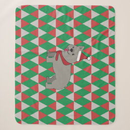 Santa PawsHoliday Diamonds Dog Sherpadecke