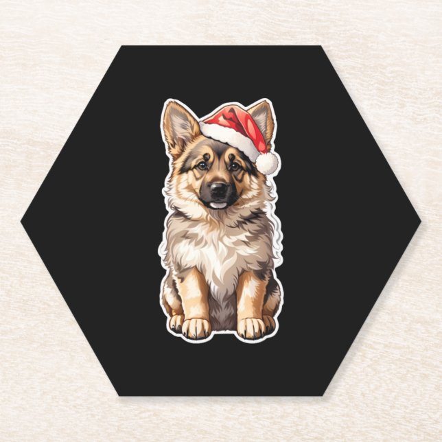 Santa Pawster Untersetzer (Vorderseite)