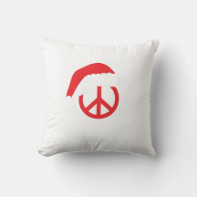 Santa Peace Sign Ho Ho Ho mit Weihnachtsmannmütze