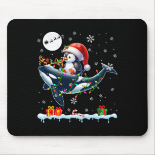 Santa Penguin Ristorante della Carrà Mousepad