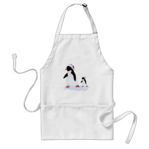 Santa Penguins Schürze
