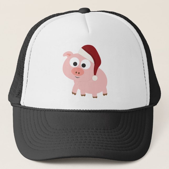 Santa Pig Truckerkappe (Vorderseite)