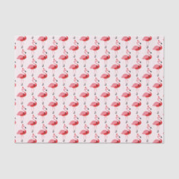 Santa Pink Flamingo Weihnachtsfeiertag Muster Seidenpapier