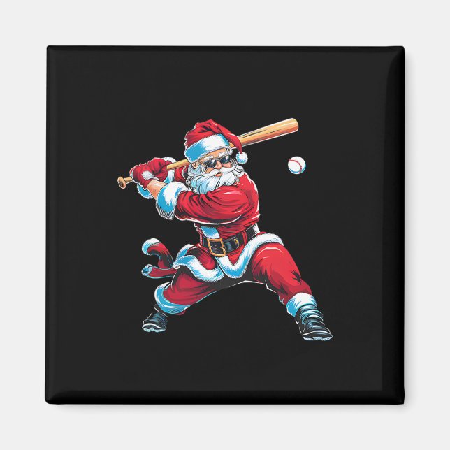 Santa Playing verkauft Men Jungs Weihnachtsverkäuf Magnet (Vorne)