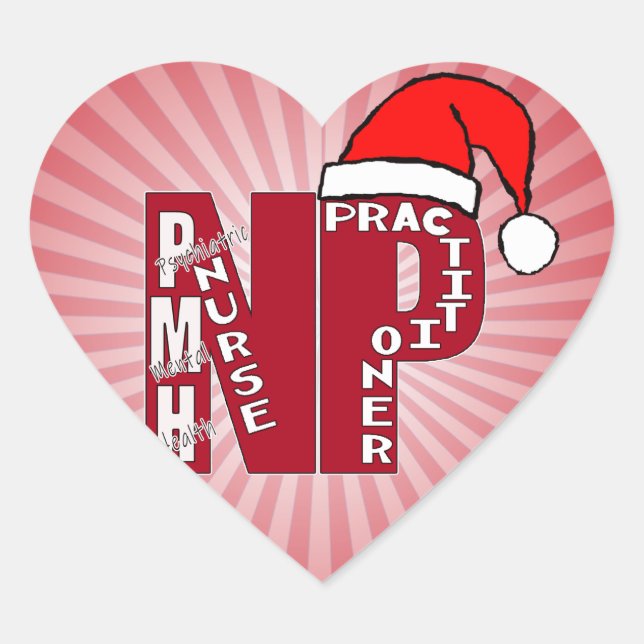 SANTA PMH-NP BigRed Herz-Aufkleber (Vorderseite)
