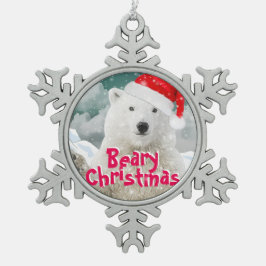 Santa Polar Bear | Beary Christmas Ornament