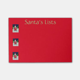 Santa Post It Post-it Klebezettel