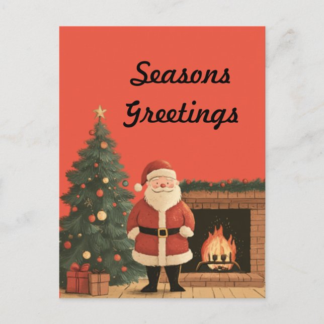 Santa Postkarte (Vorderseite)