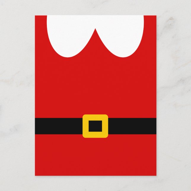 Santa Postkarte (Vorderseite)