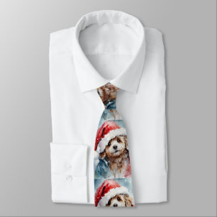 Santa Puppy Krawatte
