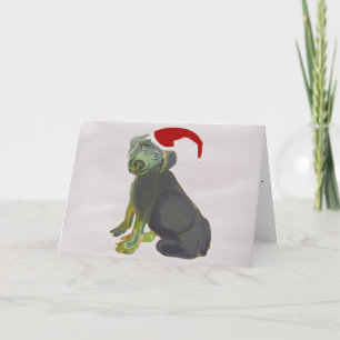 Santa Puppy Weihnachten