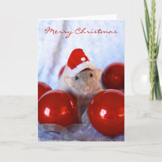Santa Rattie Card Feiertagskarte