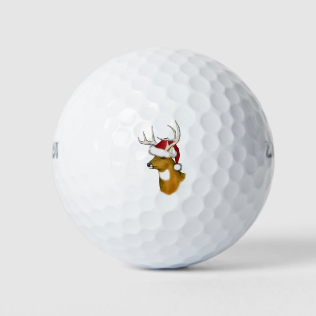 Santa Reh Golfball (Vorderseite)