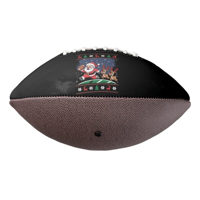 Santa Reindeer spielen American Football Ugly Xmas (Gedreht 270)
