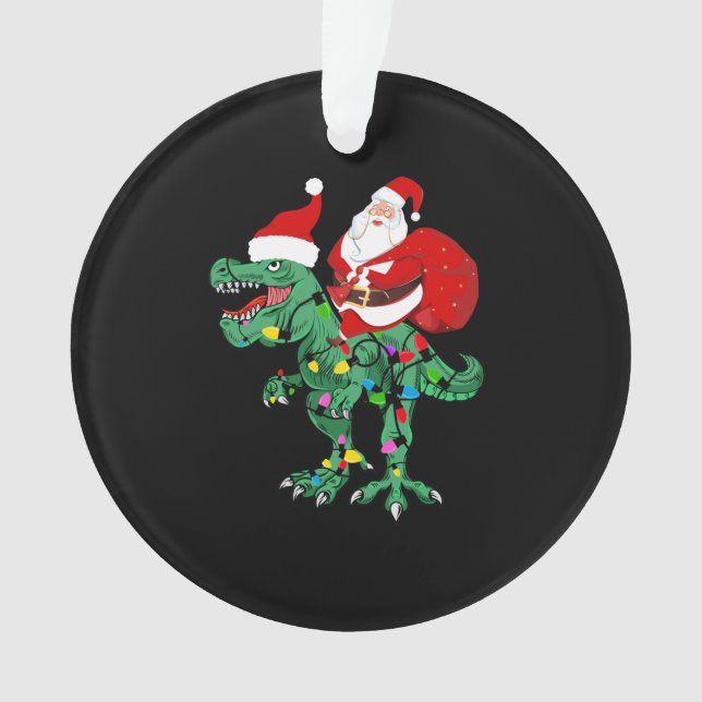 Santa Reitbaum Rex Ornament (Vorderseite)