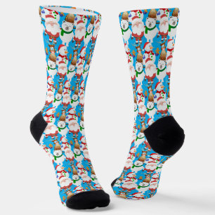 Santa, Rentier, Snowman Weihnachten Socken