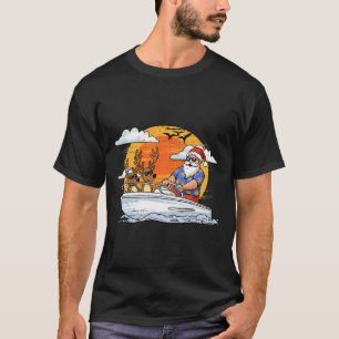 Santa Rentier Weihnachten im Juli Sommer Xmas Stra T-Shirt