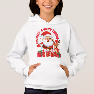 Santa & Rentiere Kinder Sweatshirt
