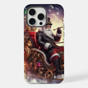Santa/Rentiere-Steampunk-Weihnachten/Winter iPhone 15 Pro Max Hülle