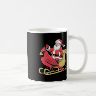 Santa Riant Kardinal Bird für Weihnachten Liebe Kaffeetasse