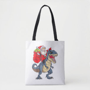 Santa Riding Dinosaur T rex Weihnachtsjunge Männer Tasche