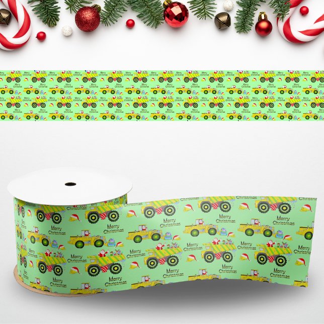 Santa Rite auf Truck und Bulldozer Satinband (Von Creator hochgeladen)