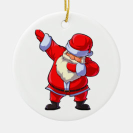 Santa Rock Keramik Ornament