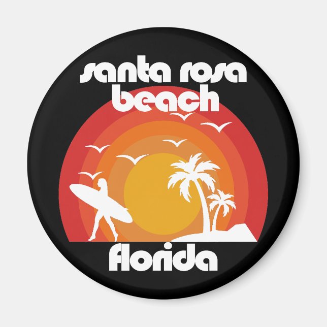 Santa Rosa Beach, Florida Magnet (Vorne)