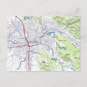 Santa Rosa, California Karte